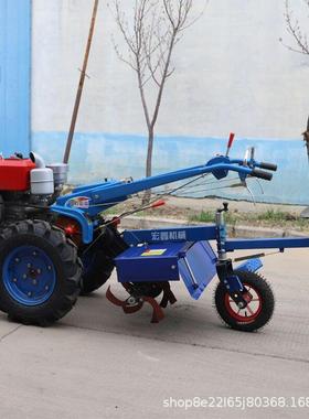 151农用手手扶拖拉机电打火15592启动手扶座18子马力带尾扶旋耕机