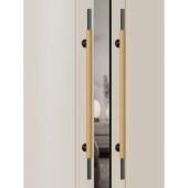 中国不锈钢玻璃门把手黑色门把手金色门把手酒店包厢门把手