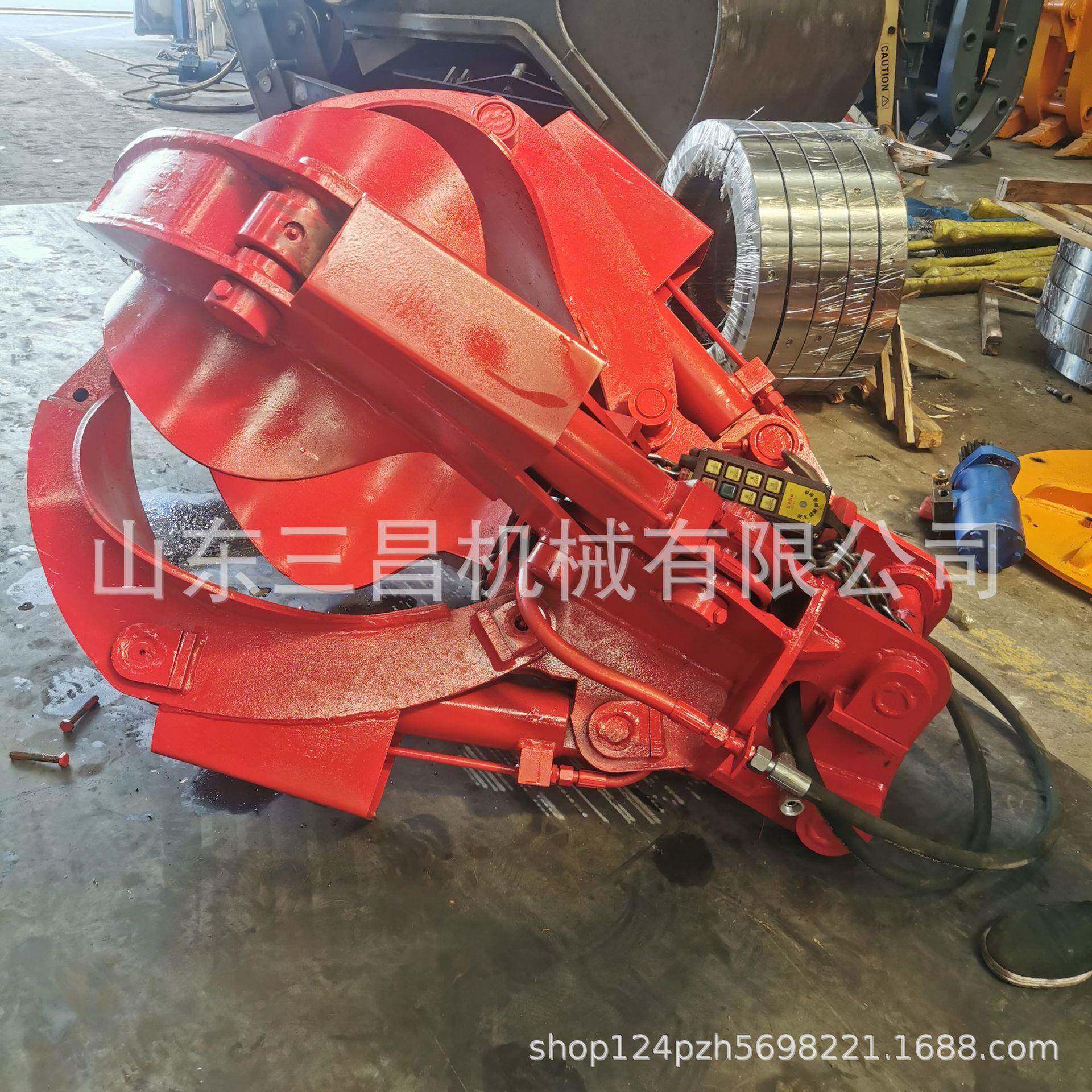 大型行车抓钢机多功能液压旋转梅花抓规格齐全可定制