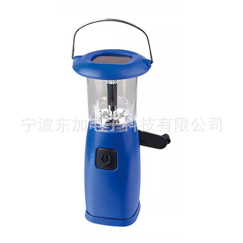 BAO款ESEN41太阳能手摇2种充电方式营地灯6LED帐篷野营灯