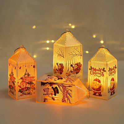 Christmas cake decoration portable night light pendant小夜灯