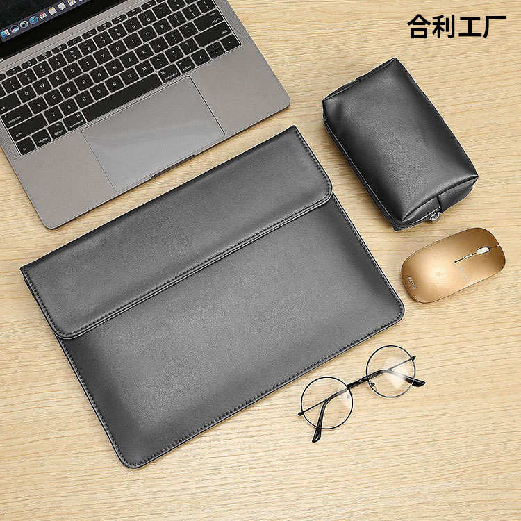 超纤横款毛绒  macbookpro内胆包14寸笔记本超纤防摔保护套