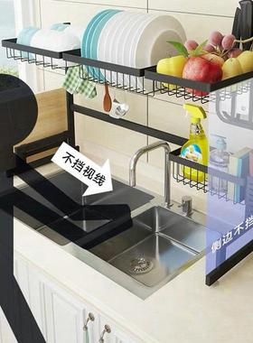 不锈钢厨置物架K202水槽房架水架池上碟碗筷砧板沥水厨具收纳置物