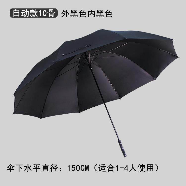 高档超大防晒伞钛暴银胶防紫外长线伞柄加固抗风伞晴雨打高尔夫球