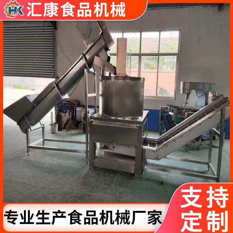 汇康机械研发连续自动上料出料全自动离心脱水脱油机甩干率高