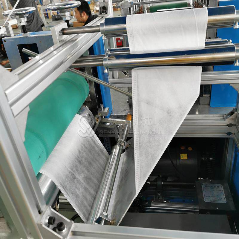 一次性无套纺鞋套机成品防尘滑脚保护套机器优供SY-97隔布离鞋防