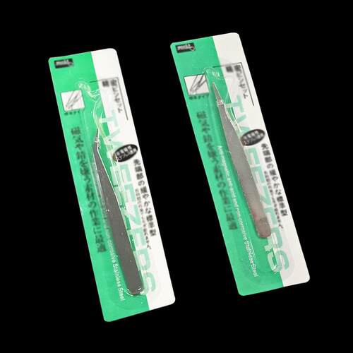 Stainless steel tweezers, hand-bent tip tweezers, repair fla