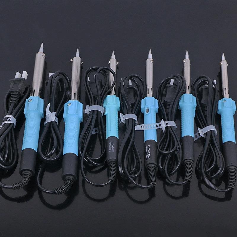 电热烫边电络铁钢带灯家用洛铁头焊接工具80w50w电烙铁焊锡