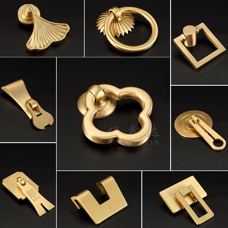 铜拉手实心黄铜中欧式抽屉衣柜门鞋酒电视柜门小拉手简约家具把手,住宅家具,拉手,淘宝优惠券,粉丝福利购,淘宝优惠卷
