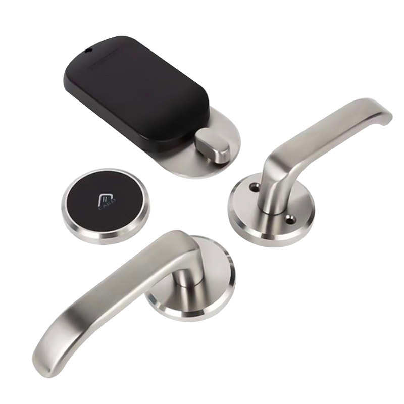 酒店防盗门锁不锈钢宾馆出租房民宿智能刷卡感应分体锁室内木门锁