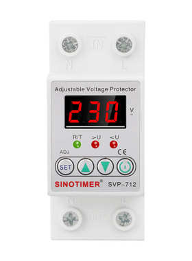 SVP-712 40A 63A 可调自复式智能过欠压保护器延时自动复位220V
