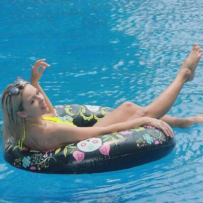 Skeleton Pool Floating Rings Leakproof Swimming Rings
