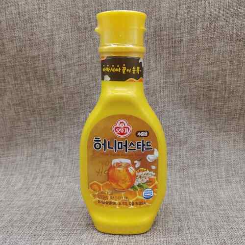 韩国进口不倒翁蜂蜜芥末酱honey mustard sauce沙拉 炸鸡蘸酱265g