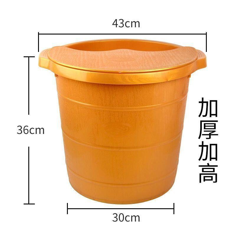 牛筋泡脚桶沐足浴盆家用按摩保温洗脚足疗店专用加厚深塑料耐摔