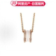 宝格丽B.ZERO1系列弹簧项链白陶瓷18K玫瑰金镶钻