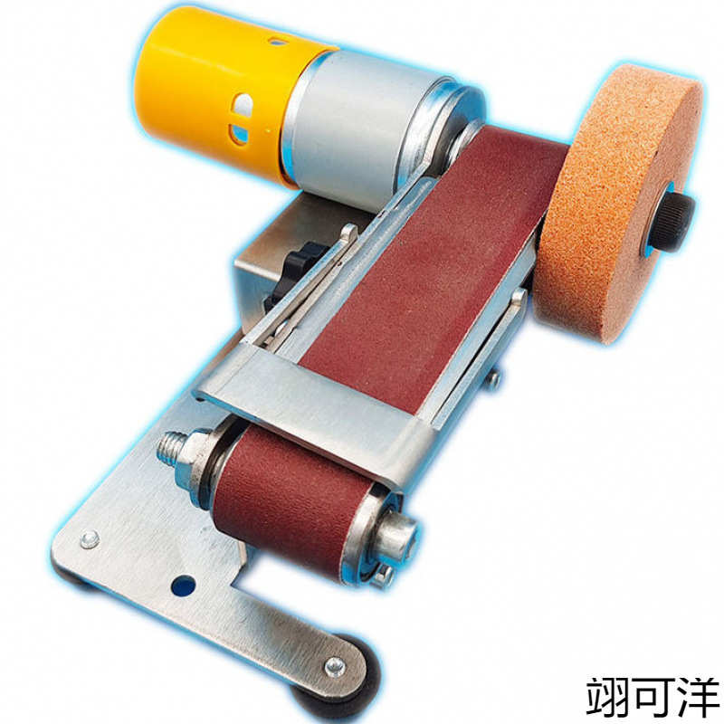 磨刀小型磨刀机多功能迷你砂带机微型定角打磨机台式家用