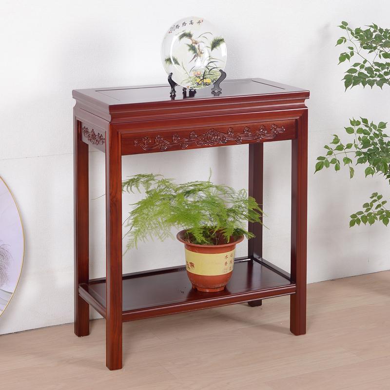 实木花架中式置物架家用客厅落地式奇石架鱼缸架摆件展示架盆景架