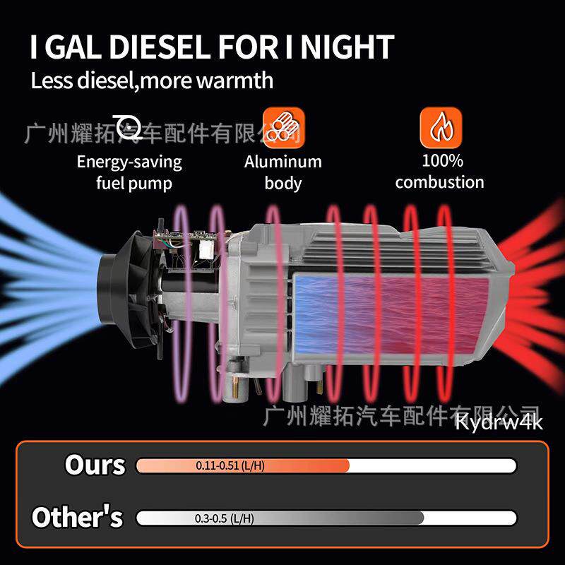 源头厂家驻车加热器12V24V220V三用分体机货卡车汽车柴暖机取暖器