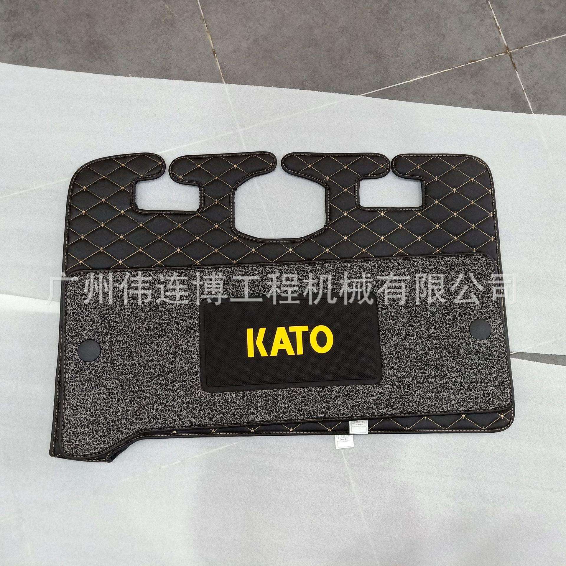 挖掘机配件加藤HD820/307 512 820R驾驶室地板胶网红新款丝圈脚垫