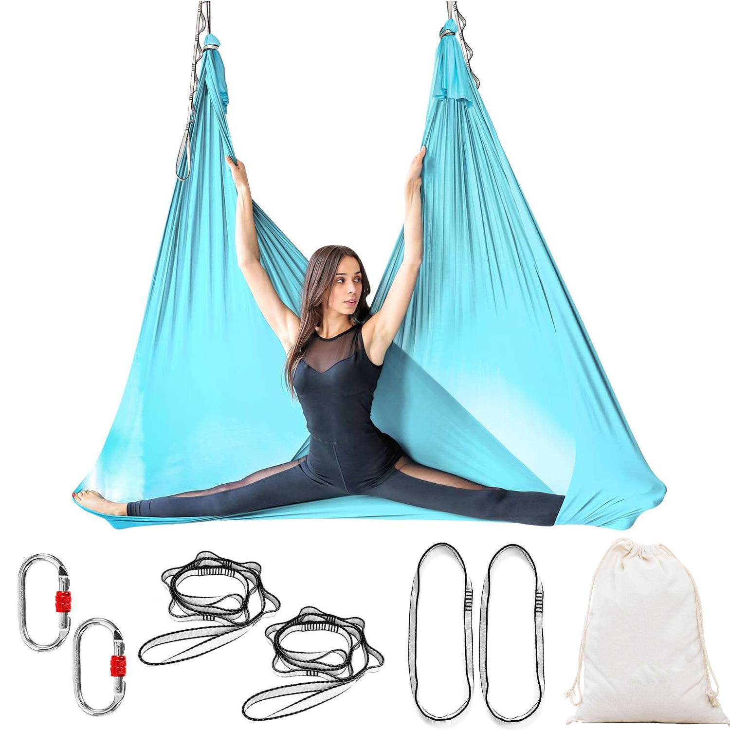AerialYoga瑜伽辅助设施弹力布瑜伽拉伸下腰开胯一字马吊床