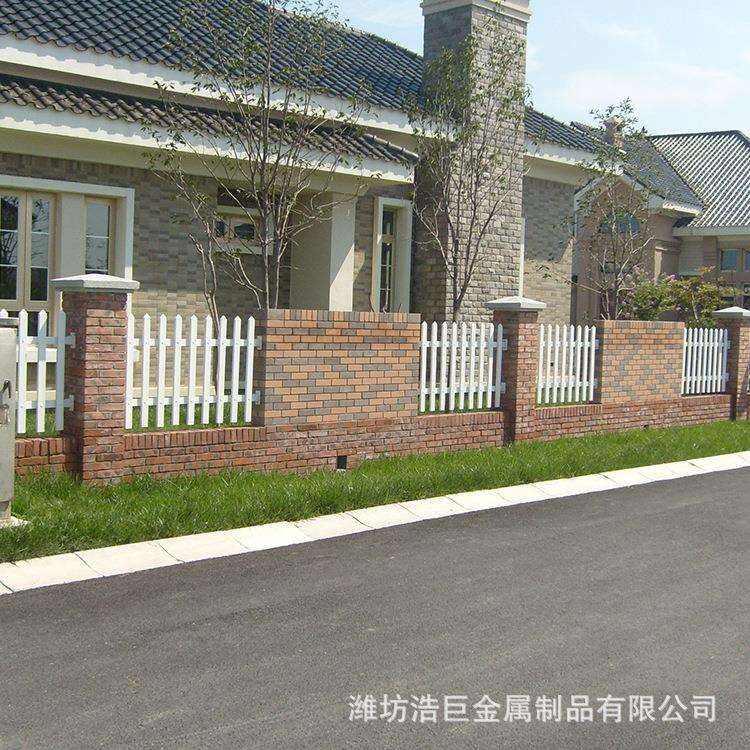厂家供应PVC社区围墙护栏 塑钢护栏 生产生产pvc锌钢护栏
