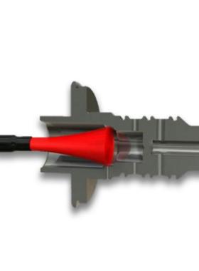 XE-BEGDYC锐必克内孔研磨维刷抛光去毛刺蓝色CH-33A5M陶瓷纤刷现