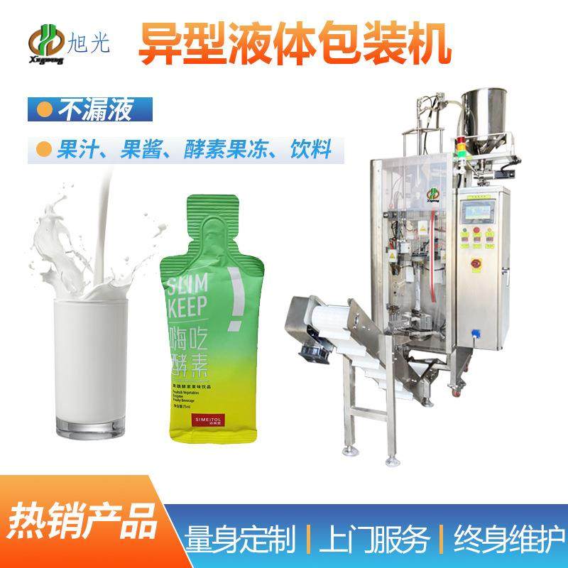 酵素饮料蜂蜜全自动液体异形包装机