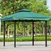 厂家直供户外欧式 四柱亭庭院花园别墅铁架凉亭帐篷雨棚遮阳棚批发