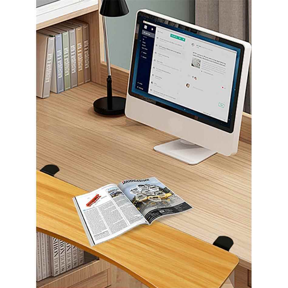 强弯曲桌面扩展板支架加长加宽可折叠免打孔安装方便家庭办公宿舍