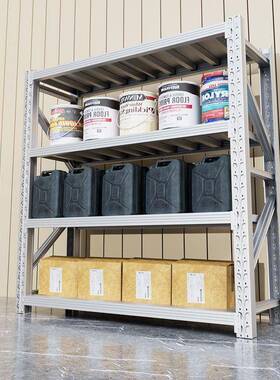 仓储递重型货架特厚物多层货架仓库巨超厚组装储物快柜HJD加粗示