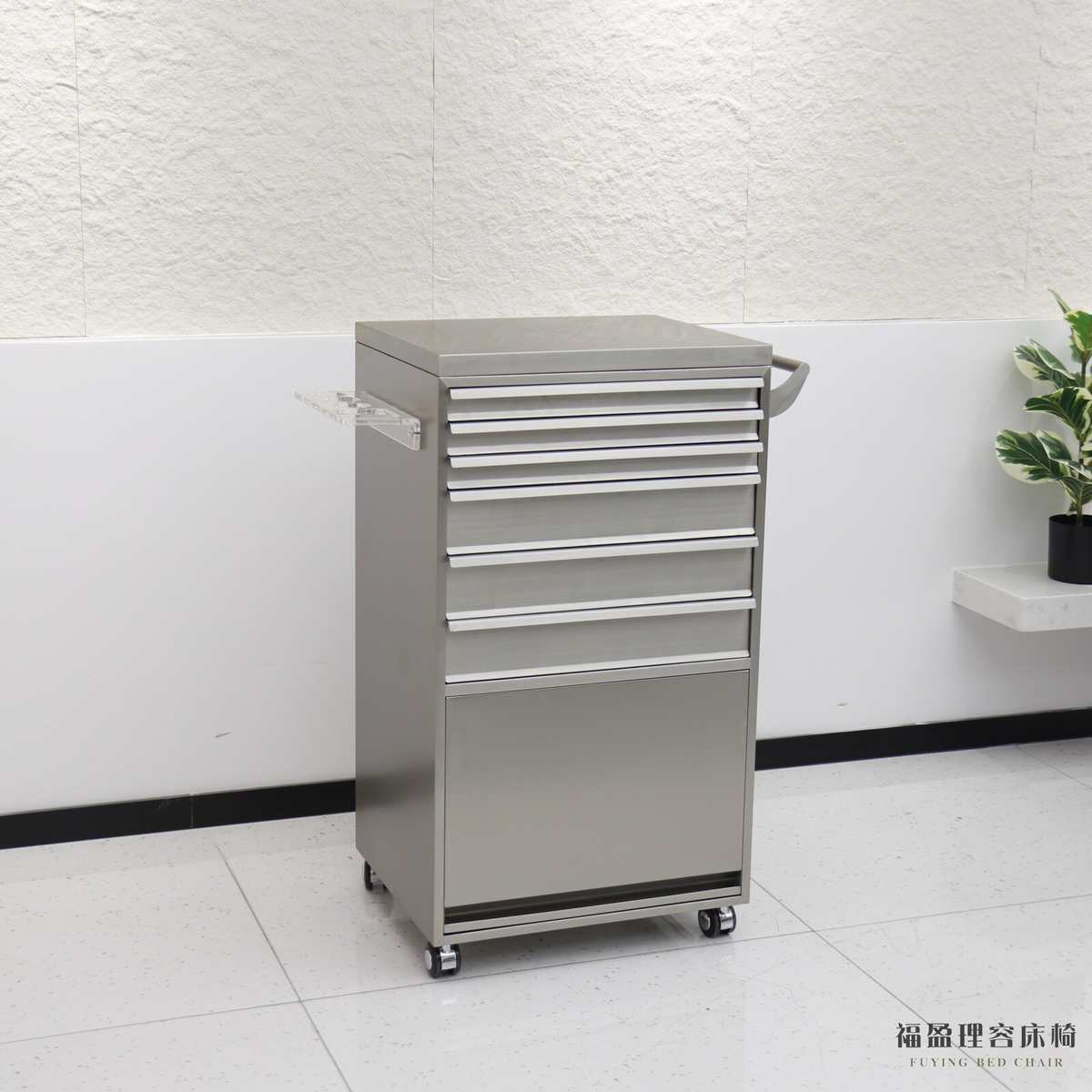 新款美发店推车发廊专用工具车美容院多功能置物架理发店杠车收纳