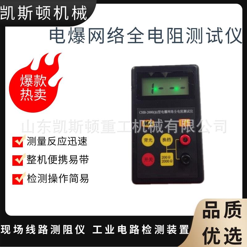电爆网络全电阻测试仪爆破线路阻值检测现场便携测量设备