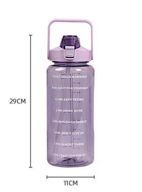 2 Liter Water Bottle Girls large capacity water cup 水杯