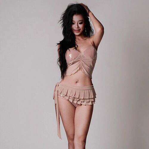 爵士舞jazz百搭性感twerk显腿显瘦吊带背心heels短裤网纱珠片拼接