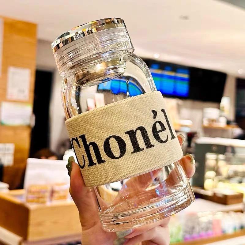 玻璃盖泡茶加厚耐热水杯玻璃杯