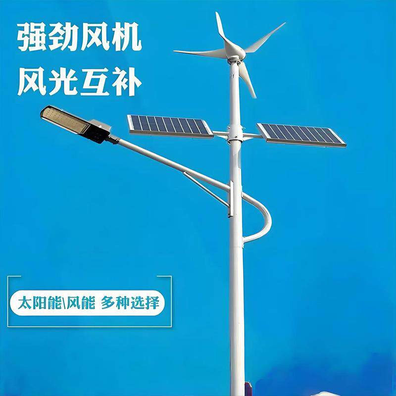 节能路灯风光互补太阳能户外路灯新农村6米一体化风力太阳能路灯