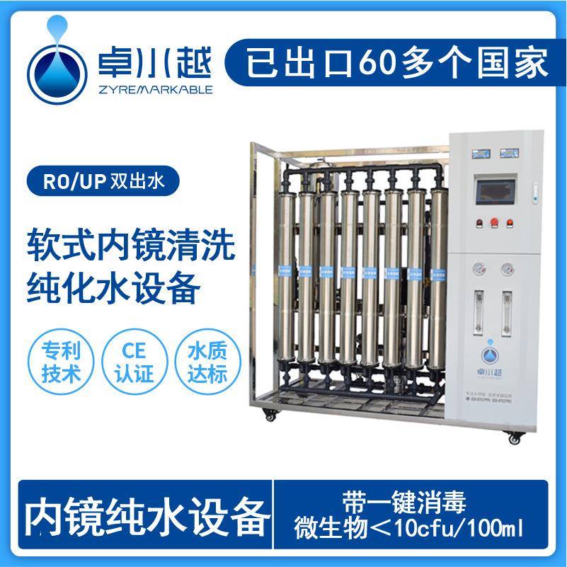 内镜室清洗纯水设备带触摸屏控制+一键式化学消毒模块+无菌水箱