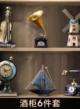 套装组合次205款上档客装饰厅品摆2件HTL酒柜电视