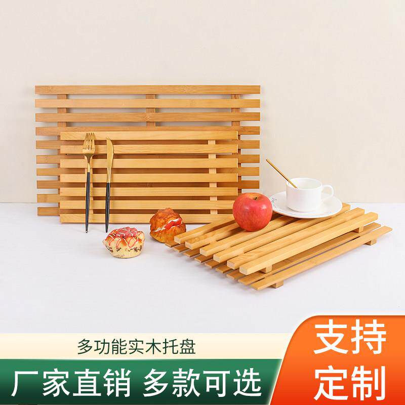 面 面包柜木格栅烘焙店垫板糕点蔬菜腊肉冷鲜鱼百货展示柜木格子