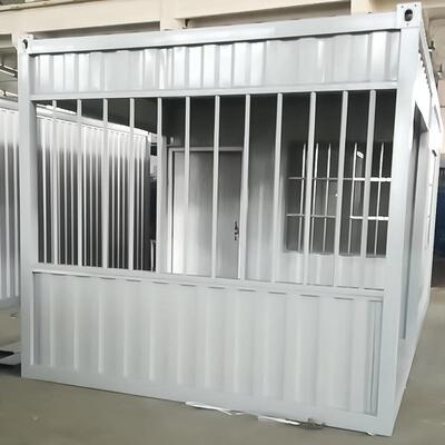 简易禁打卡门卫室 名制员工通打包道实箱房 工地门禁房出入门箱集