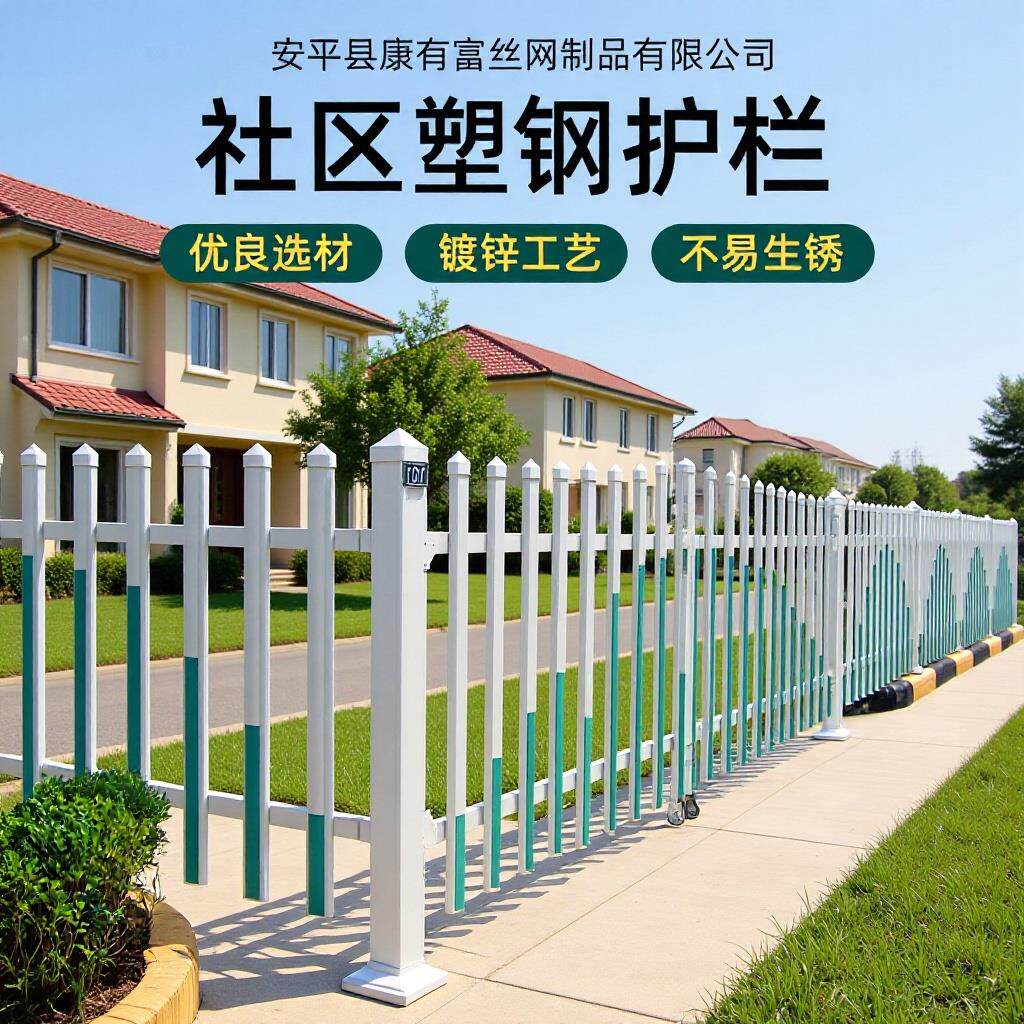 pvc塑钢社区围栏配电箱围栏户外电力变压器塑钢护栏绝缘隔离栅栏
