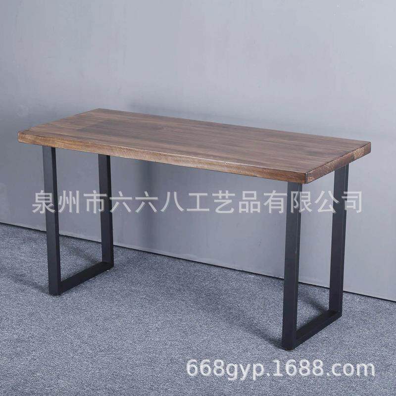 创意桌子腿支架铁艺桌腿时尚桌脚书桌支架餐桌餐台餐厅五金家具腿