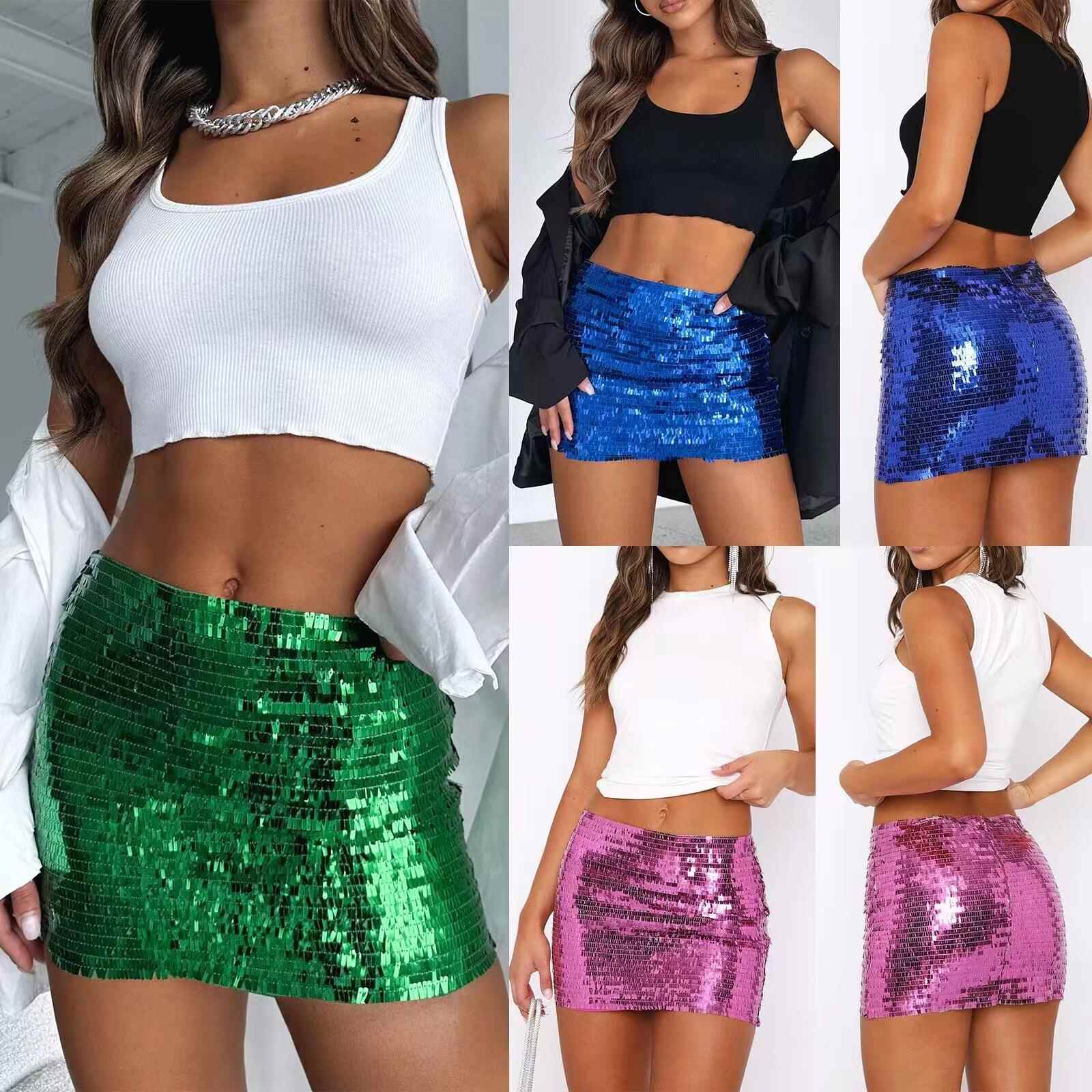 Fashionable and sexy nightclub performance sequined