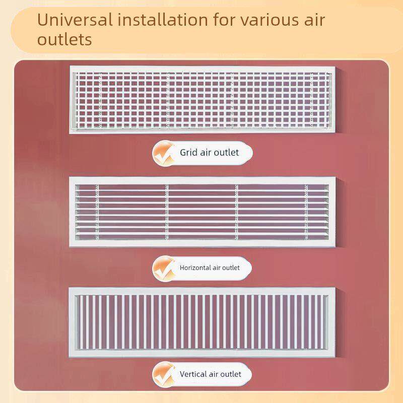 热风中央空调挡风暖气板遮风板风管机出风口格栅挡板防直吹导风罩