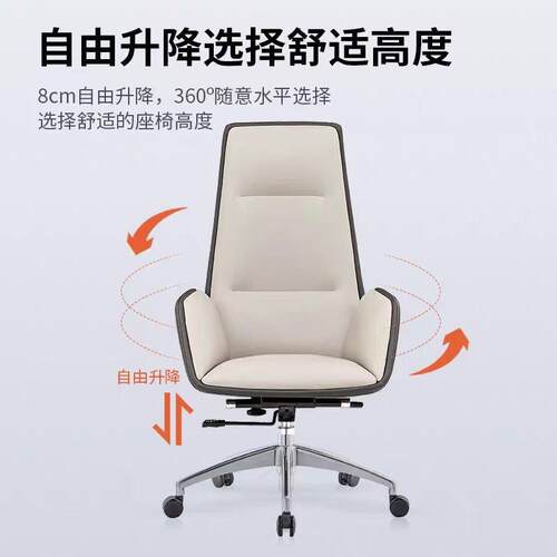 办公椅用现简约电脑椅家书房lz2大班椅舒适久坐躺可可升降老板椅