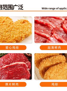工肉厂大型鲜肉片机鸡鸭猪牛BYP肉切片切片加工设切备不锈钢鲜肉