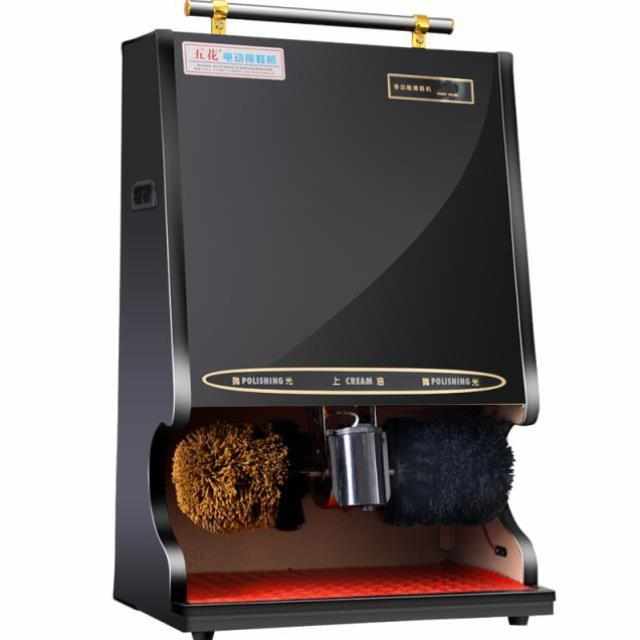 五花全自动擦鞋机酒店大堂家用立式感应擦鞋器电动多功能刷皮鞋机