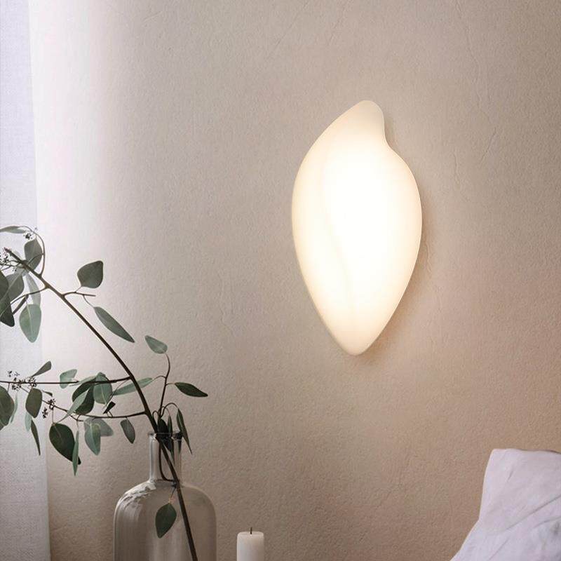创意个性新款树叶壁灯卧室走廊装饰叶子灯玄关过道酒店墙壁灯具