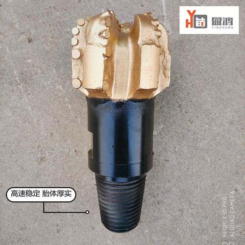 锚杆矿山石油煤田勘探152mm6寸PDC金刚石复合片单排胎体钻头