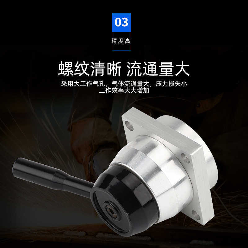 K34R6-8手转阀三位四通手转阀手动换向气阀开关阀气动元件